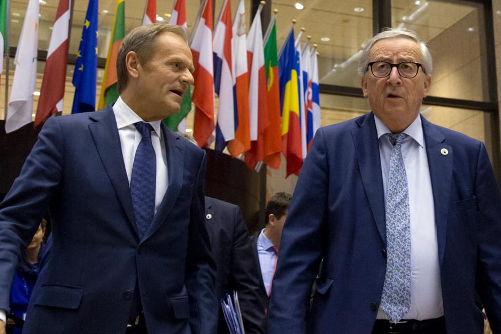 Jean-Claude Juncker, Donald Tusk: Die EU will den Brexit-Termin verschieben und stellt Bedingungen an Großbritannien.