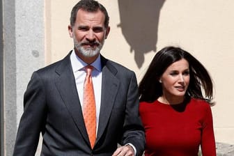 König Felipe und Königin Letizia von Spanien: Sie waren am Donnerstag gemeinsam bei einem Termin.