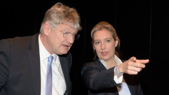 Nutznießer der möglicherweise illegalen Parteispenden: AfD-Fraktionschefin Alice Weidel und der Bundesvorsitzende Jörg Meuthen. Nutznießer der möglicherweise illegalen Parteispenden: AfD-Fraktionschefin Alice Weidel und der Bundesvorsitzende Jörg Meuthen.