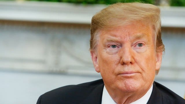 US-Präsident Donald Trump im Oval Office des Weißen Hauses. US-Präsident Donald Trump im Oval Office des Weißen Hauses.