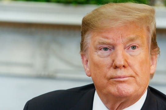 US-Präsident Donald Trump im Oval Office des Weißen Hauses.