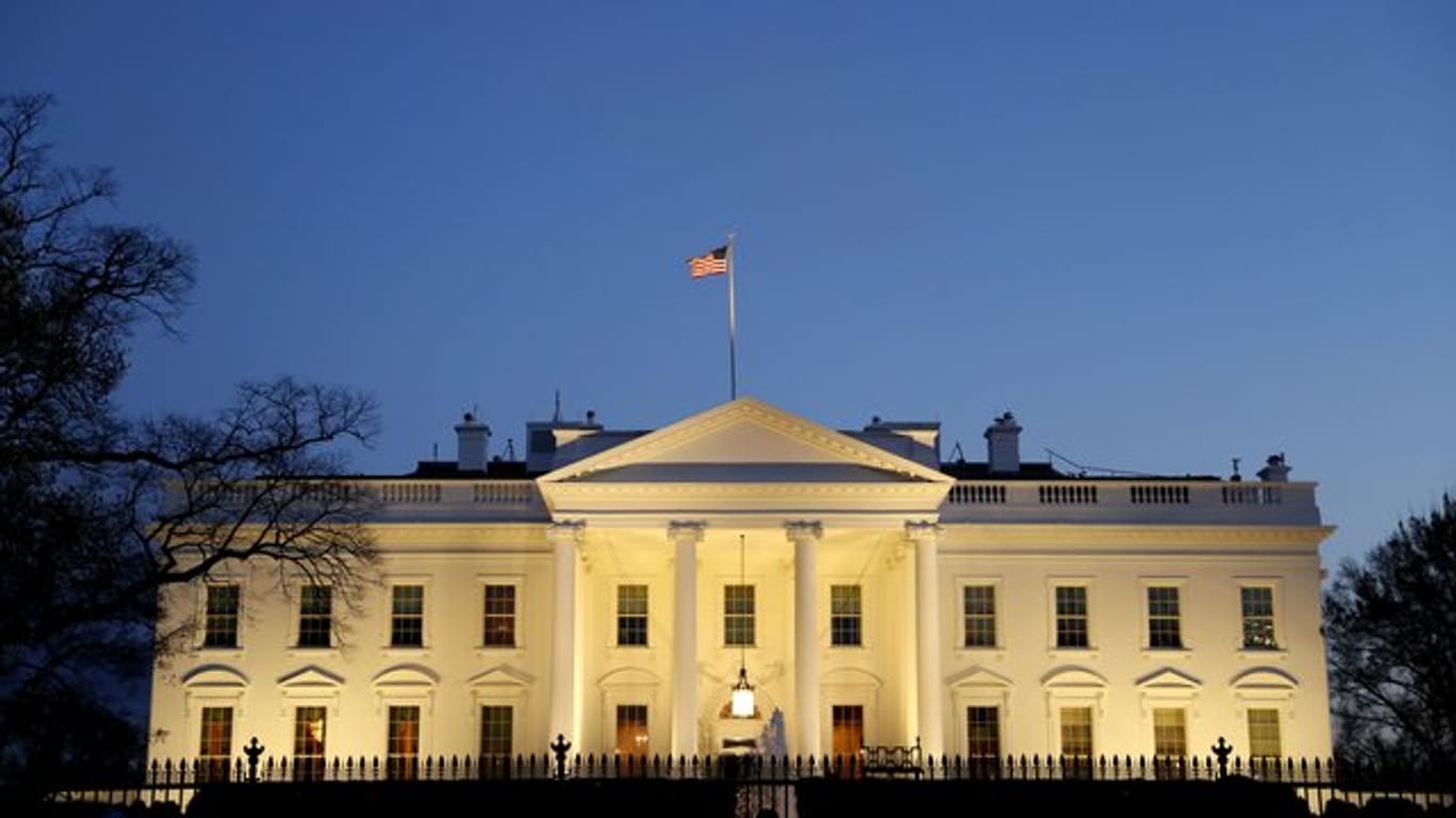Blick auf das Weiße Haus in Washington.