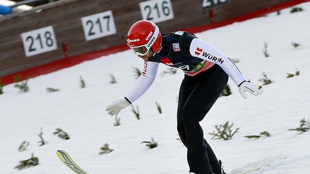 Die DSV-Adler um Markus Eisenbichler wurden Zweite.