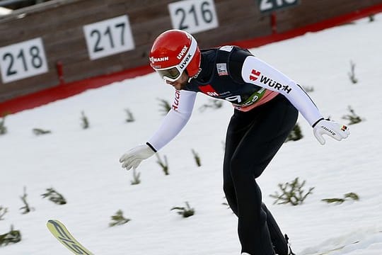 Die DSV-Adler um Markus Eisenbichler wurden Zweite.