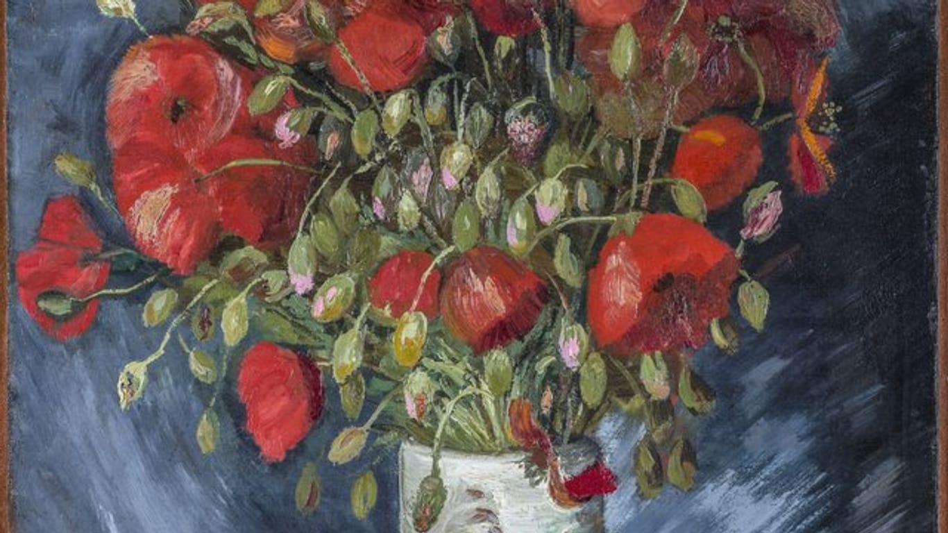 Dieses undatierte Foto des Wadsworth Atheneum Museum zeigt das Stillleben "Vase mit Mohnblumen".