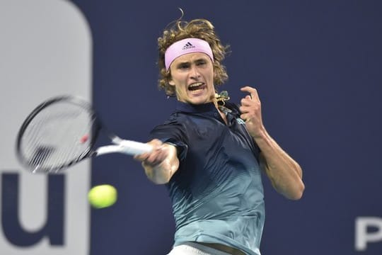 Alexander Zverev schied beim Turnier in Miami schon aus.