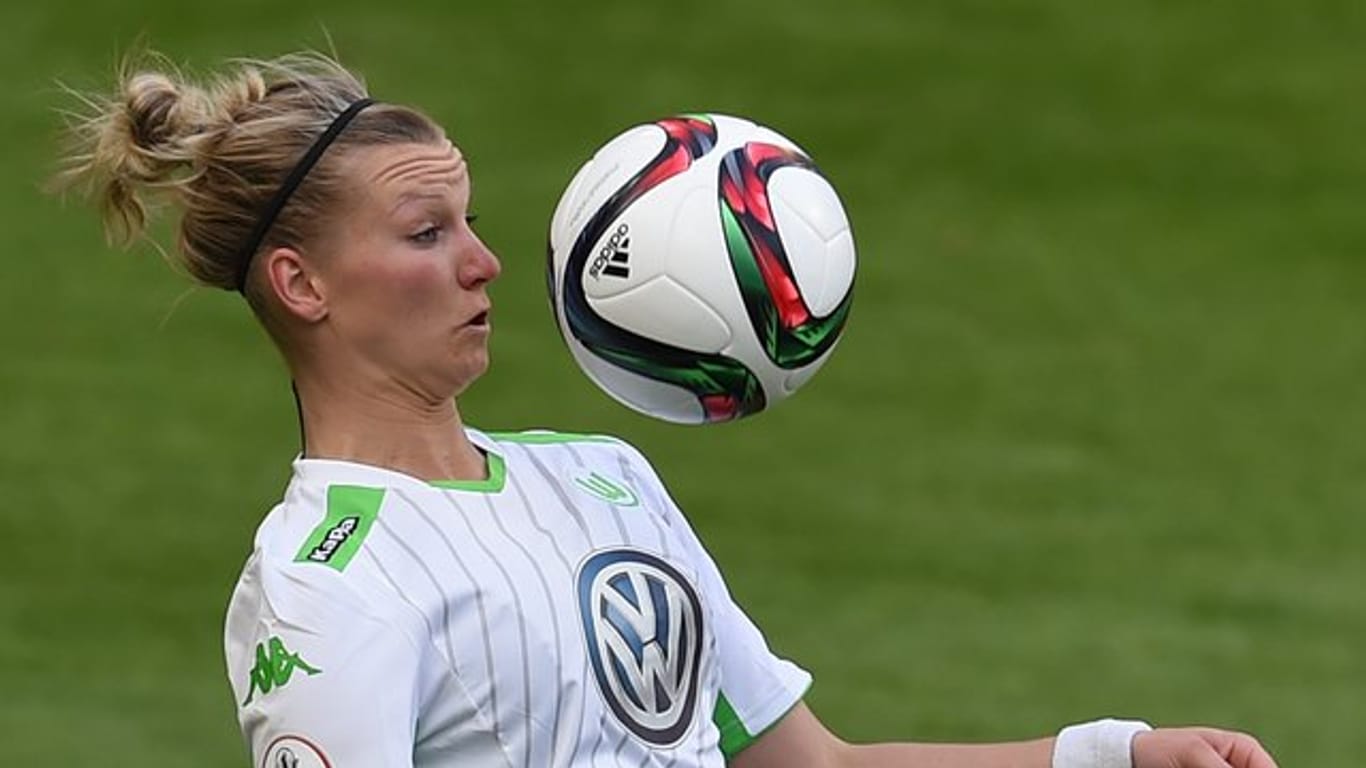 Steuerte drei Treffer zum Wolfsburger Sieg gegen Gladbach bei: Nationalspielerin Alexandra Popp.