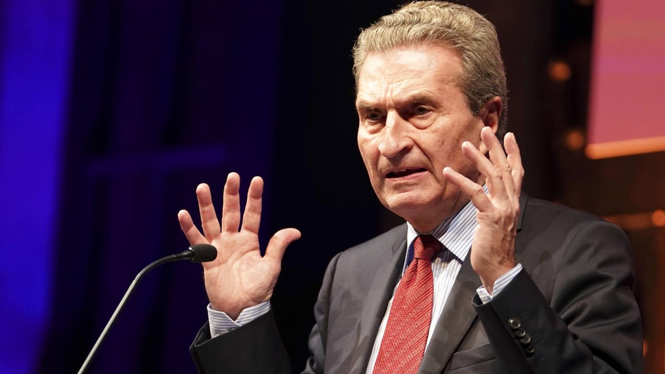 Günther Oettinger: Der EU-Haushaltskommissar macht die Lobbyarbeit der Online-Platformen für den Widerstand gegen die Urheberrechtsreform verantwortlich.