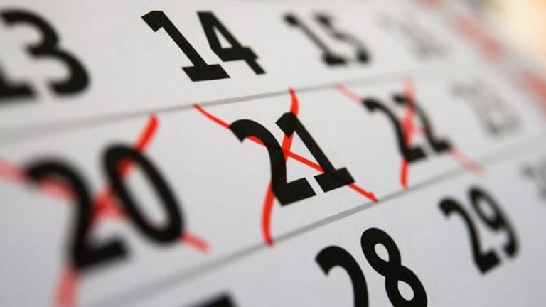Kalenderblatt: Die Entscheidung, ob und wann ein Arbeitnehmer in der Probezeit Urlaub nehmen kann, liegt ganz beim Arbeitgeber.