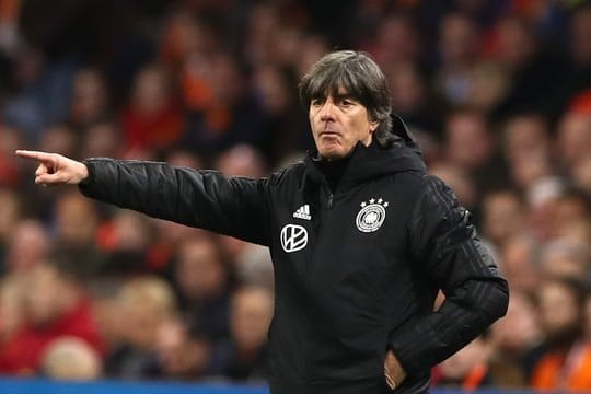 Bundestrainer Joachim Löw war mit der Leistung seiner Mannschaft zufrieden.