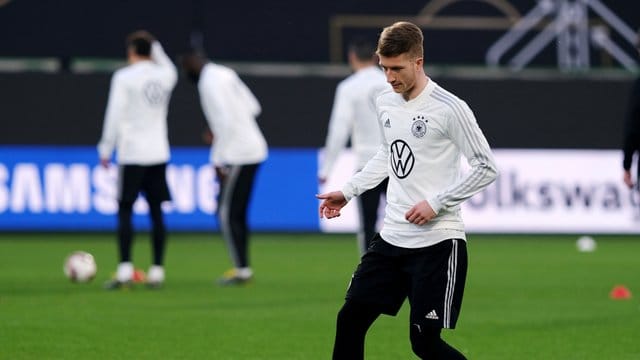 Marco Reus beim Training der Nationalmannschaft.