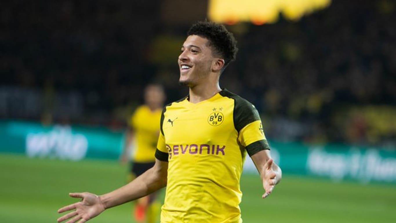 Spielt eine starke Saison im Trikot von Borussia Dortmund: Jadon Sancho.