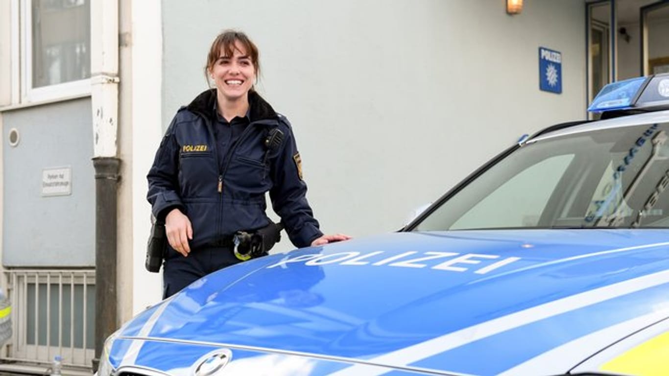 Verena Altenberger spielt die Streifenpolizistin Elisabeth Eyckhoff beim "Polizeiruf 110".