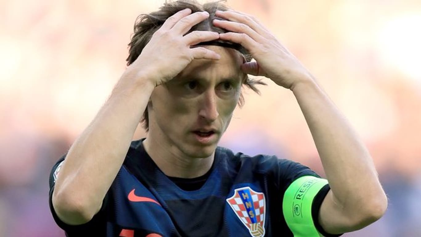 Luka Modric und die Kroaten unterlagen mit 1:2 gegen Ungarn.