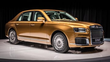 Aurus Senat 600: Manchen Betrachter dürfte das Modell an den Rolls-Royce Phantom erinnern.