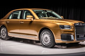 Aurus Senat 600: Manchen Betrachter dürfte das Modell an den Rolls-Royce Phantom erinnern.