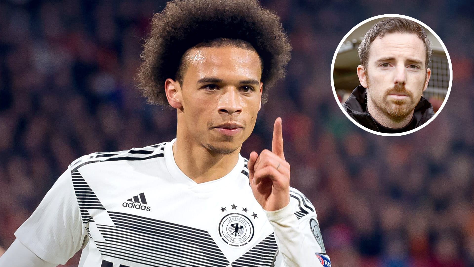 Laut Meikel Schönweitz (r.) der Spieler der Zukunft: Leroy Sané.