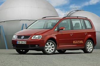 Kompaktvan: Der VW Touran ging auch als Erdgasversion Ecofuel an den Start.