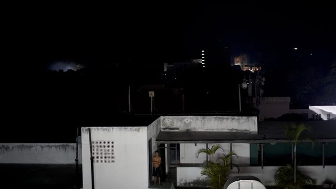 Licht aus in Caracas: Venezuela hat erneut mit einem schweren Stromausfall zu kämpfen.