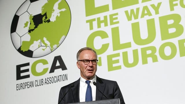 Ehrenvorsitzender der ECA: Bayern-Boss Karl-Heinz Rummenigge. Ehrenvorsitzender der ECA: Bayern-Boss Karl-Heinz Rummenigge.