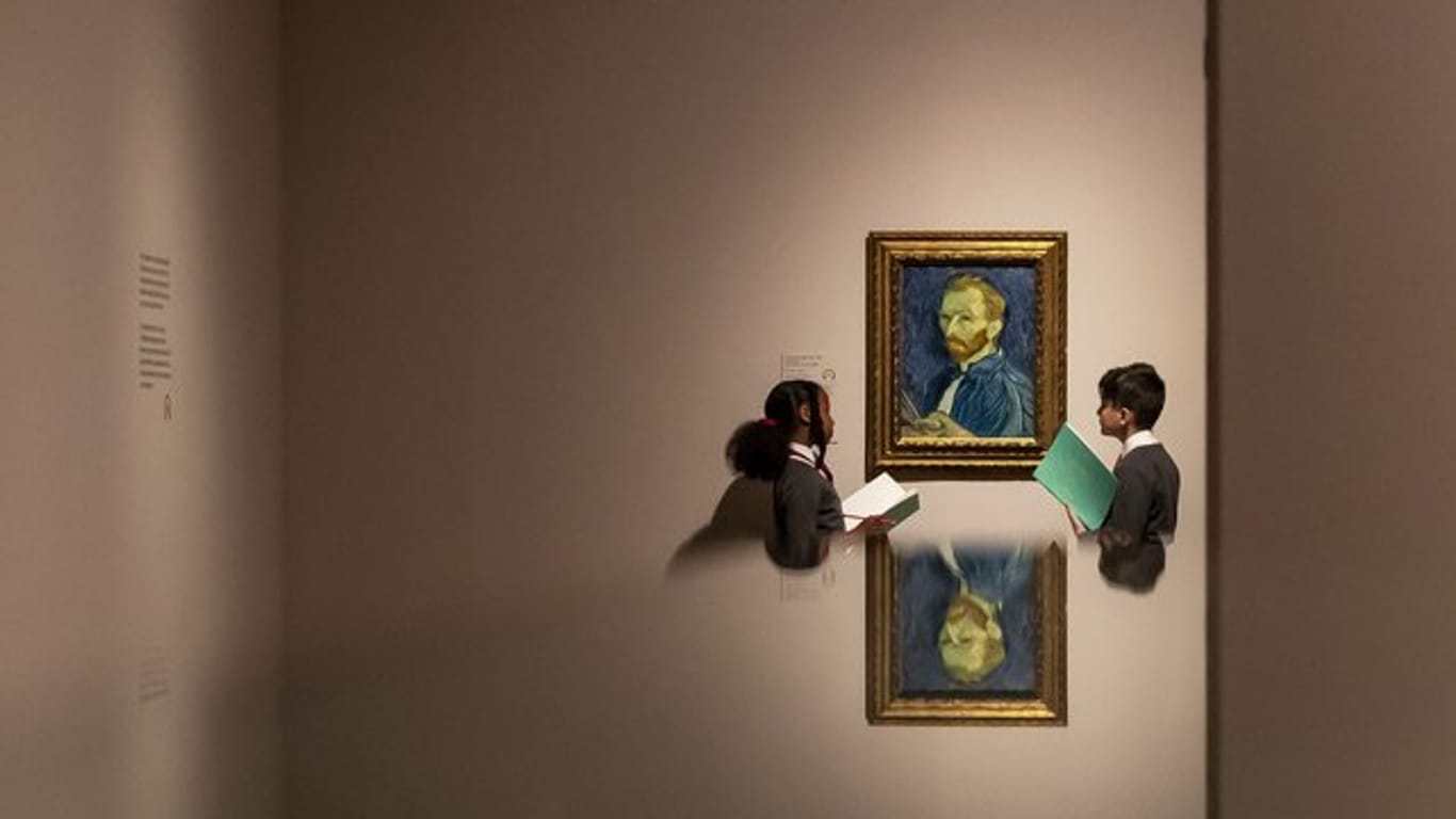 Vincent van Goghs Selbstporträt in London.
