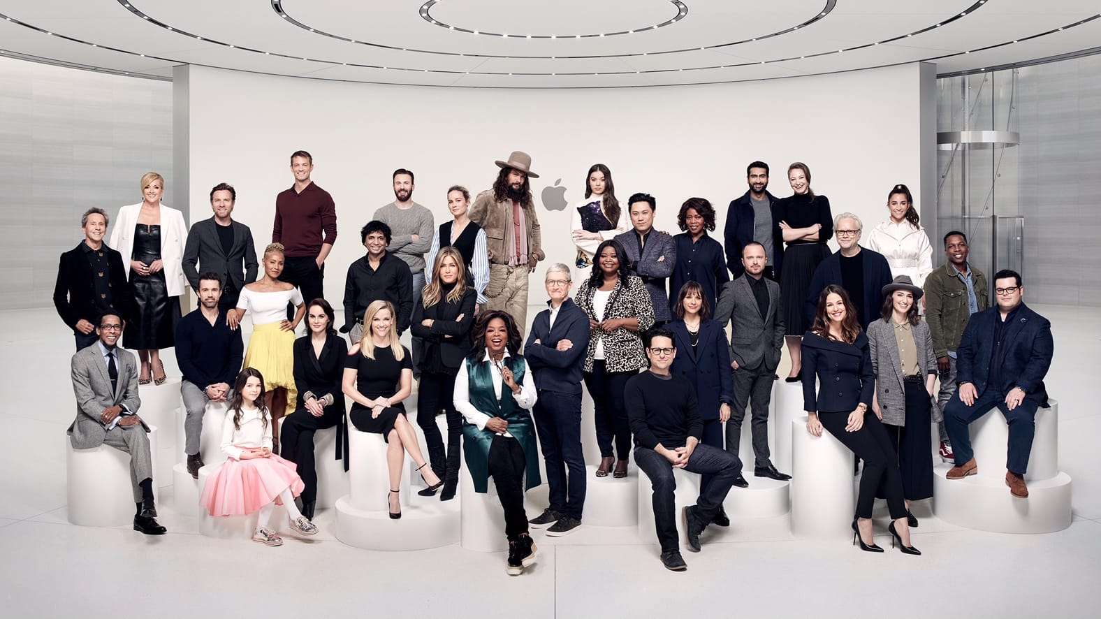 Steve Jobs mit Hollywood-Stars.