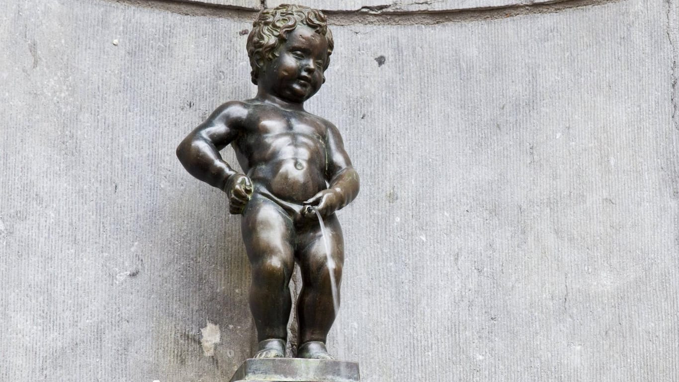 Manneken Pis: Der kleine Mann in Brüssel darf nicht mehr Wasserlassen. (Archivfoto)