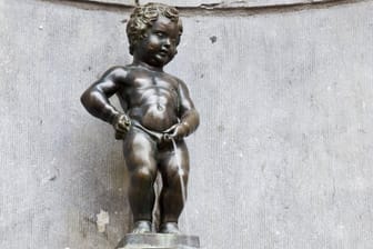 Manneken Pis: Der kleine Mann in Brüssel darf nicht mehr Wasserlassen. (Archivfoto)