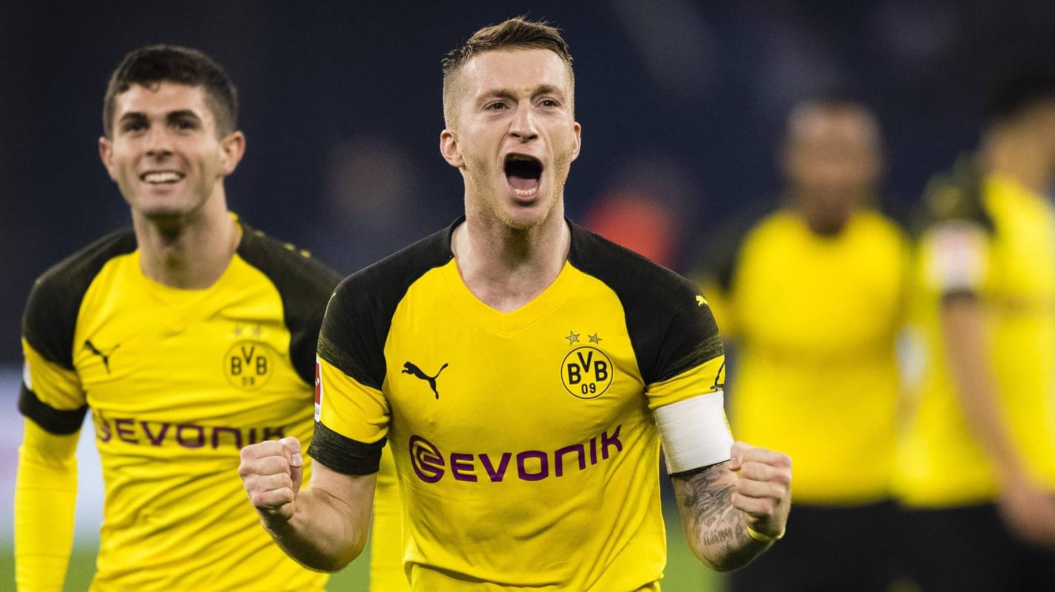 Viel Grund zum Jubeln: Marco Reus spielt für Borussia Dortmund eine überragende Saison. Viel Grund zum Jubeln: Marco Reus spielt für Borussia Dortmund eine überragende Saison.