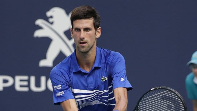 Novak Djokovic ist in Miami bereits ausgeschieden.