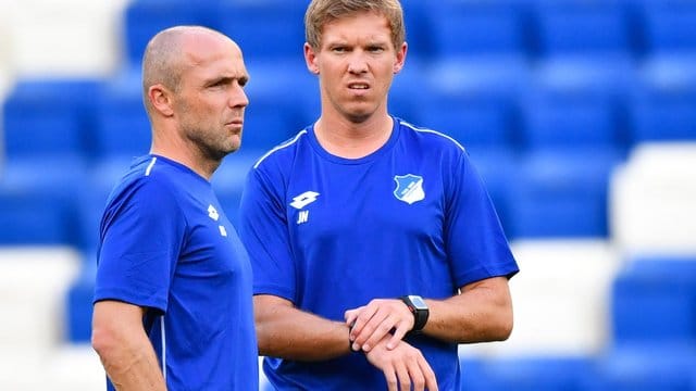 Alfred Schreuder (l) wird der Nachfolger von Hoffenheims Trainer Julian Nagelsmann. Alfred Schreuder (l) wird der Nachfolger von Hoffenheims Trainer Julian Nagelsmann.