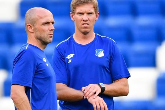 Alfred Schreuder (l) wird der Nachfolger von Hoffenheims Trainer Julian Nagelsmann.