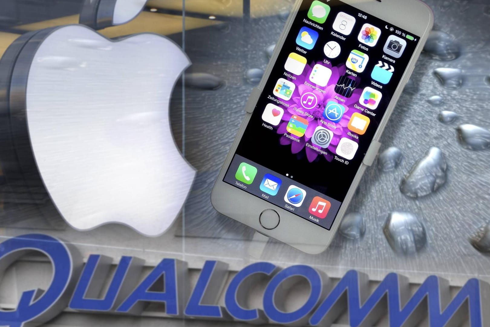 Patentstreit zwischen Apple und Qualcomm: Seit 2017 gibt es Uneinigkeiten zwischen den Unternehmen.