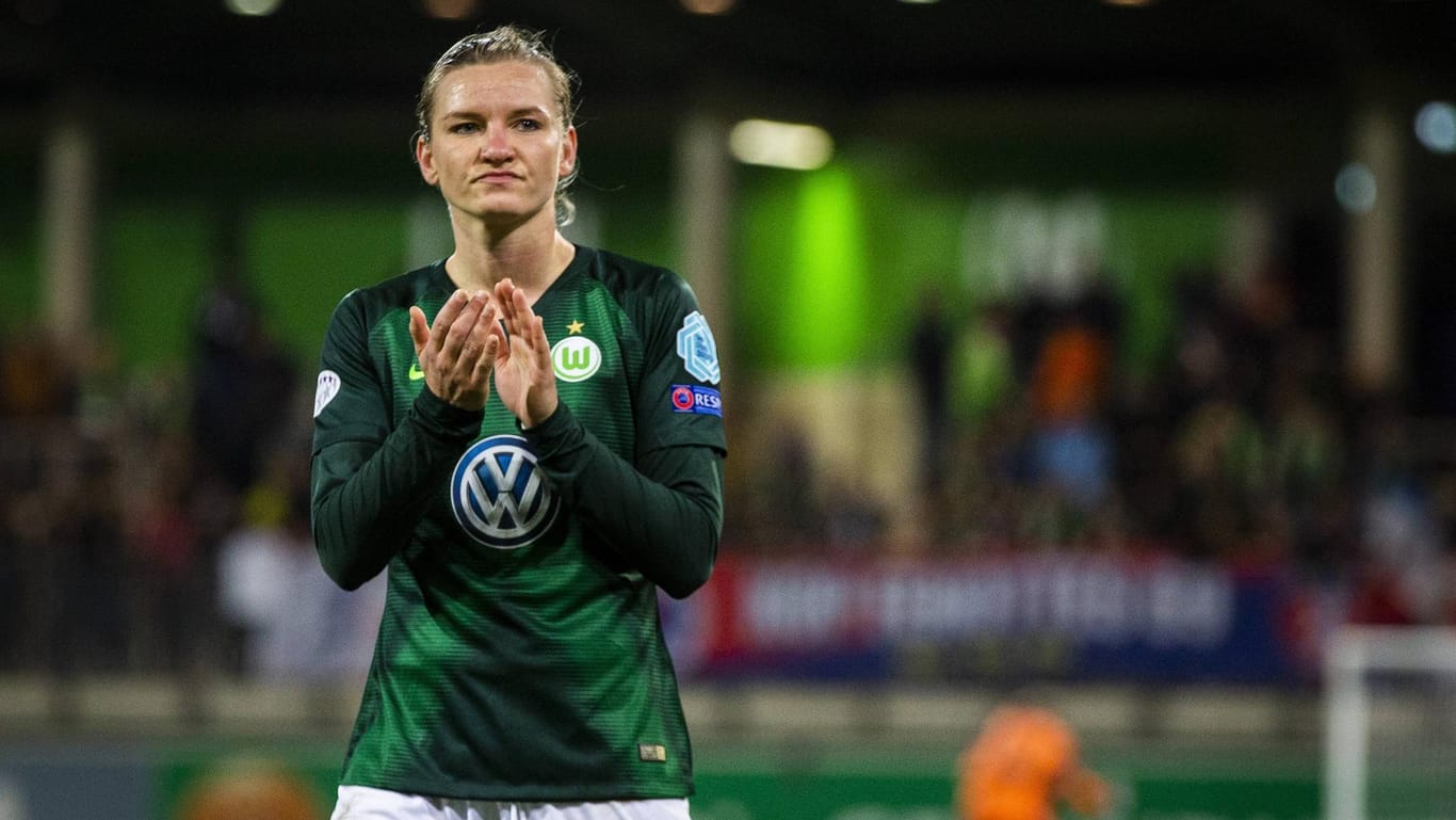 Alexandra Popp ist mit Wolfsburg im Viertelfinale der Champions League ausgeschieden.