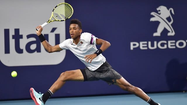 Felix Auger-Aliassime sorgt in Miami für Furore.