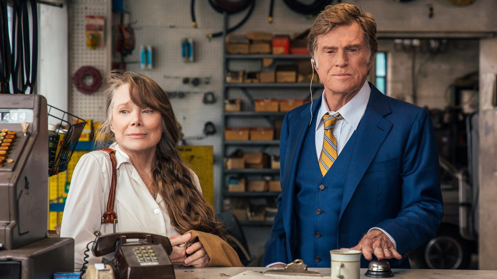 Sissy Spacek als "Jewel" und Robert Redford als "Forrest Tucker".