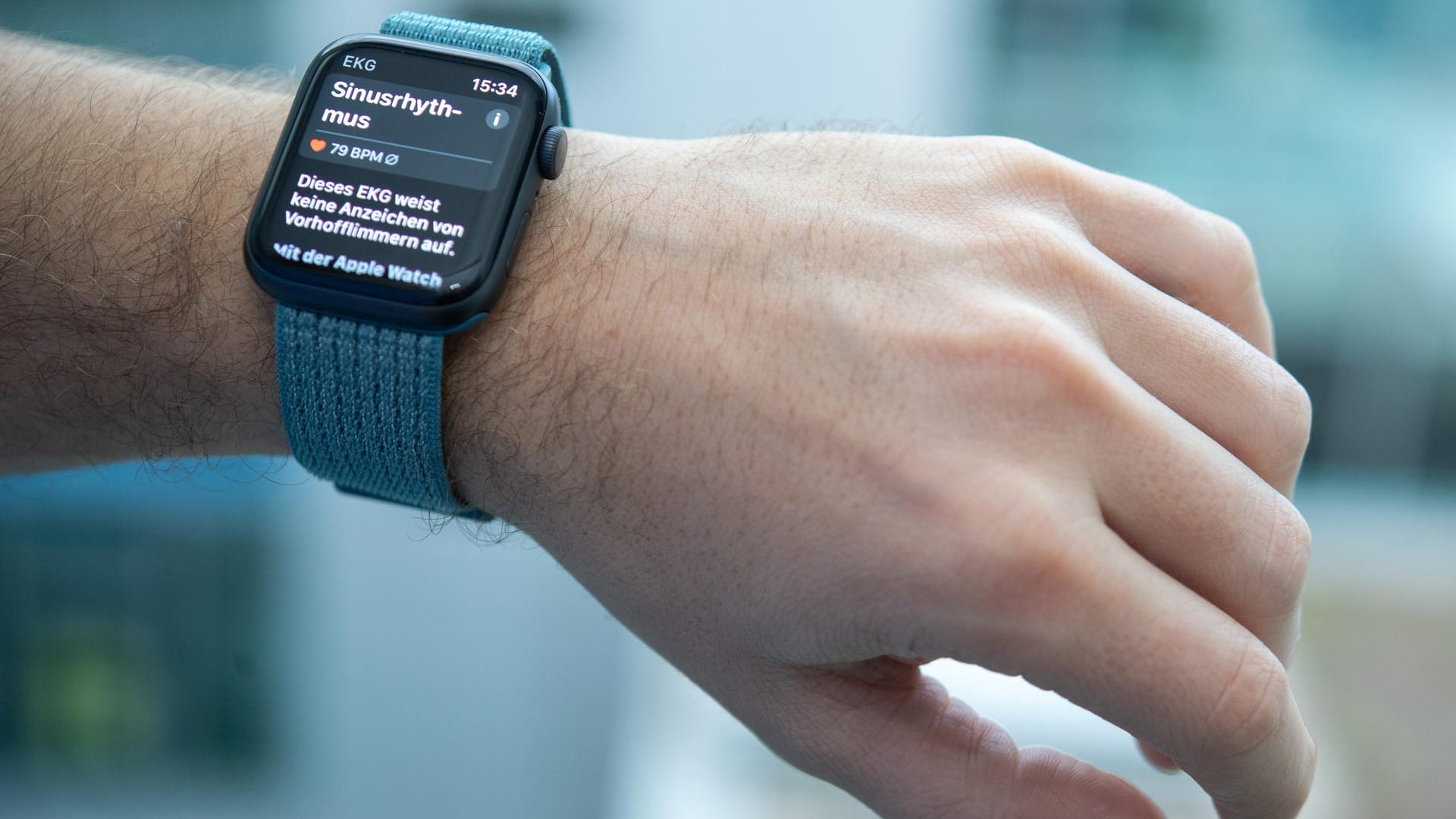 Alles in Ordnung: Diese Messung der Apple Watch hat einen normalen Herzrhythmus beim Träger erkannt. Alles in Ordnung: Diese Messung der Apple Watch hat einen normalen Herzrhythmus beim Träger erkannt.