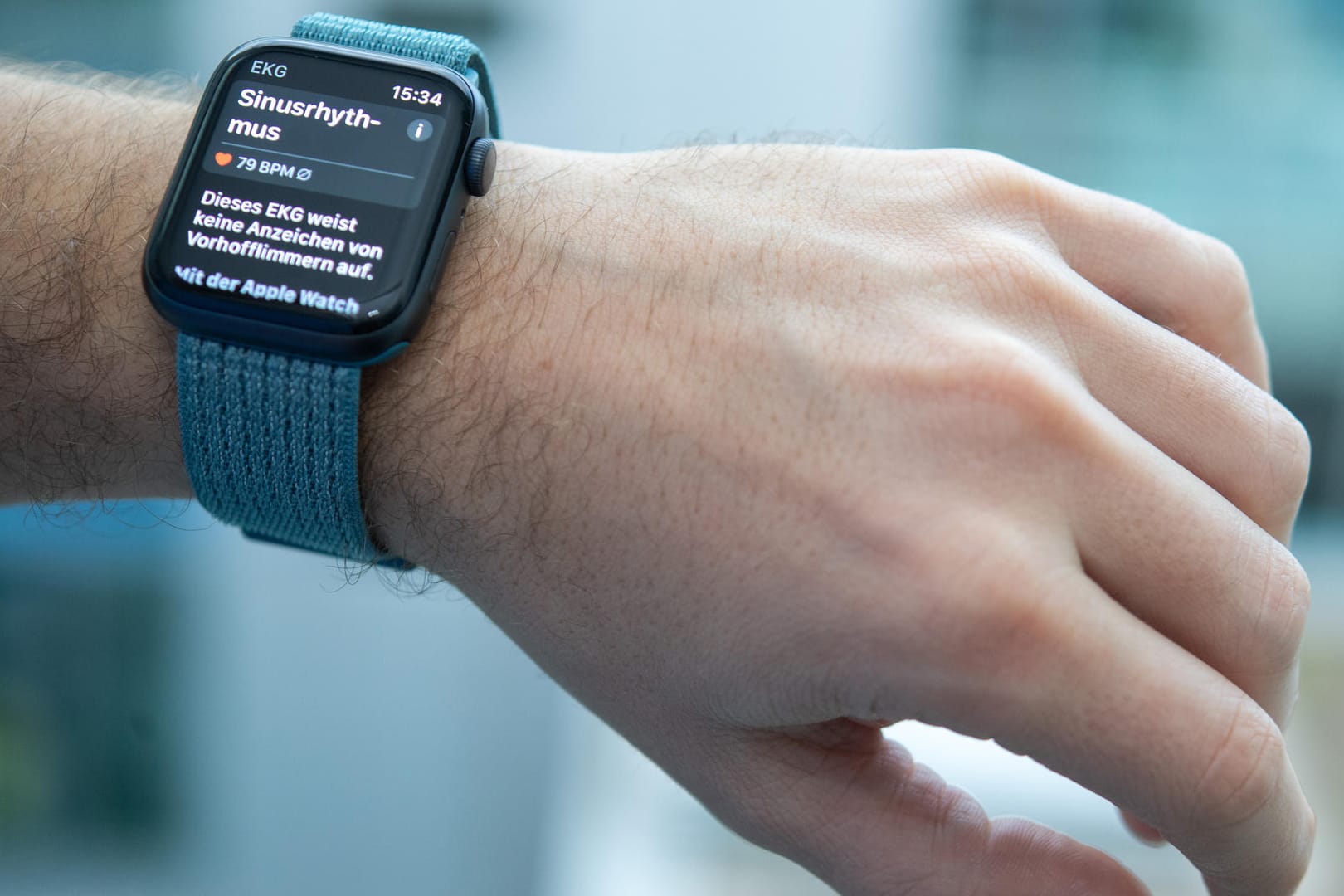 Alles in Ordnung: Diese Messung der Apple Watch hat einen normalen Herzrhythmus beim Träger erkannt.