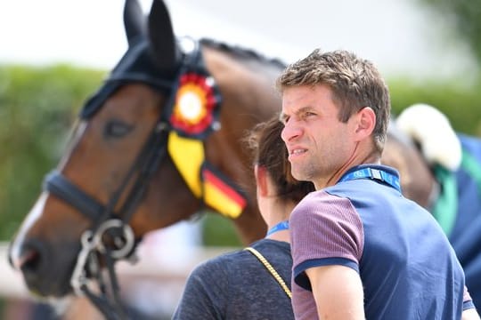 Pferdeliebhaber: Bayern-Star Thomas Müller.