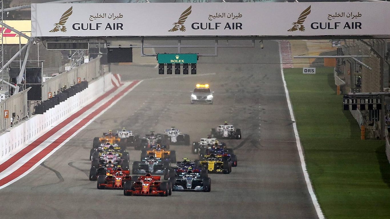 Szene aus der letzten Saison: Der Start in Bahrain.