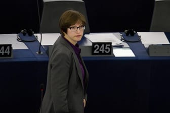 Julia Reda (Archivbild von 2014): Die Politikerin tritt aus der Piratenpartei aus und erhebt Vorwürfe gegen einen Mitarbeiter.