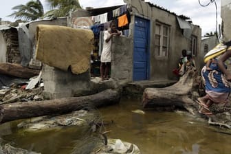 Extremes Wetterereignis: Der Zyklon "Idai" hat in weiten Teilen von Mosambik, Simbabwe und Malawi im südöstlichen Afrika zu schweren Überschwemmungen geführt.