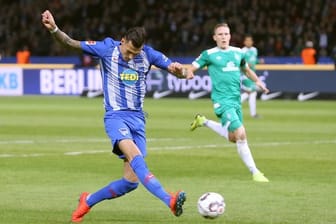 Trifft mit Hertha auf seinen Ex-Club Leipzig: Davie Selke.
