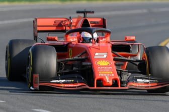 Platz eins im zweiten freien Traning: Ferrari-Pilot Sebastian Vettel.