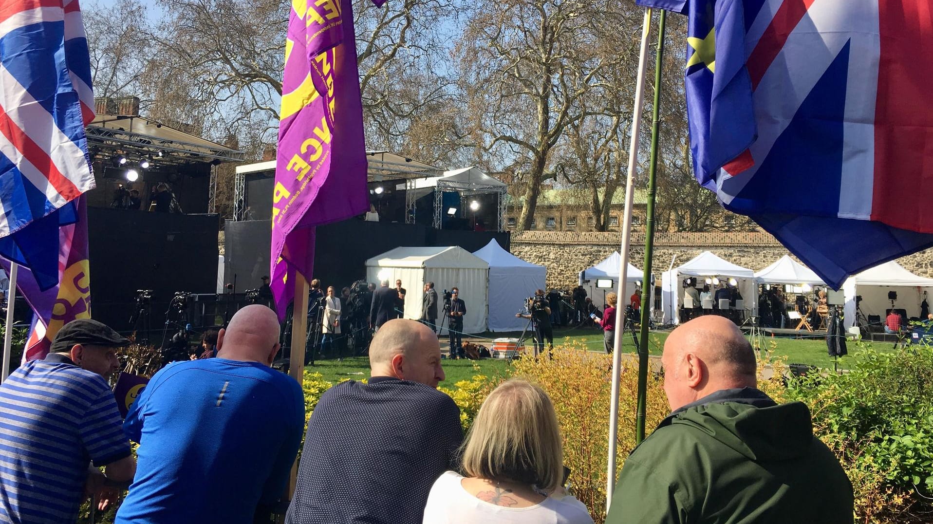 Demonstranten der rechtspopulistischen Partei Ukip.