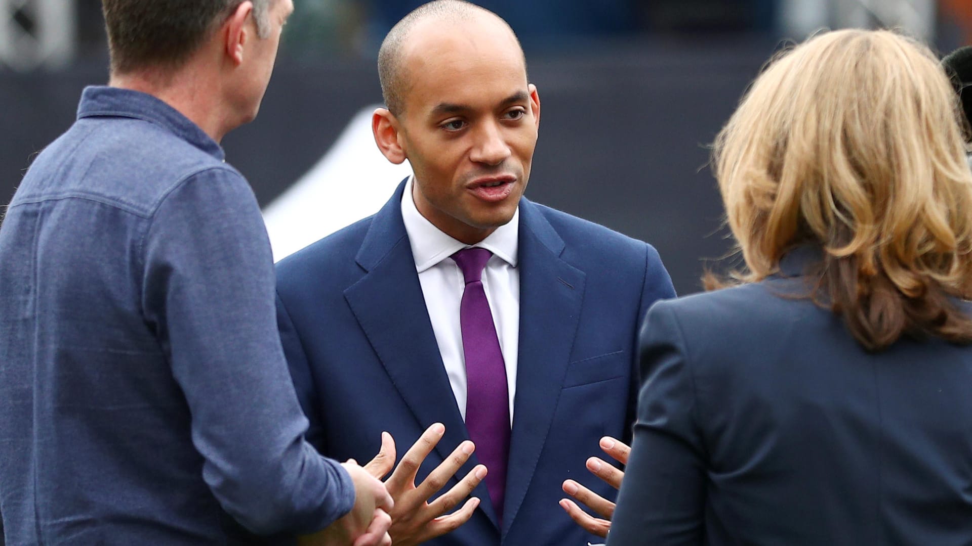 Der Abgeordnete Chuka Umunna der sogenannten "Independent Group" im Parlament.