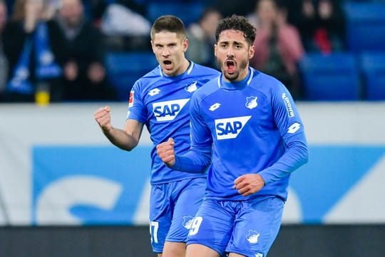 Torschützen unter sich: Hoffenheims Ishak Belfodil (r) und Andrej Kramaric.