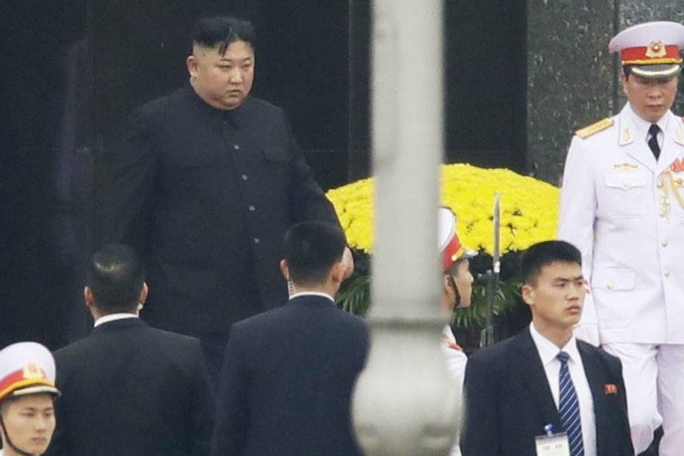 Kim Jong Un in Hanoi: Der Gipfel mit Donald Trump Anfang März endete vorzeitig.