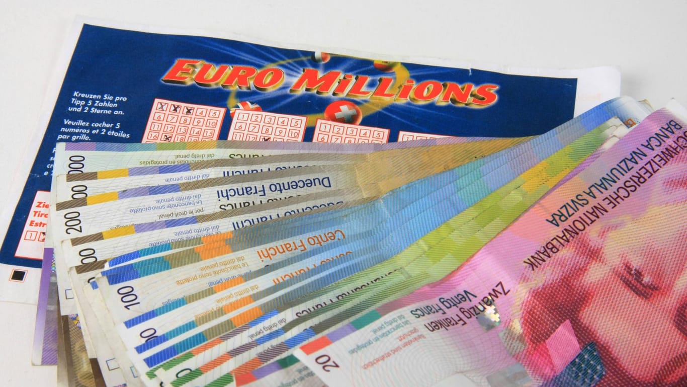 Schweizer Franken und ein Los der Euro Millions