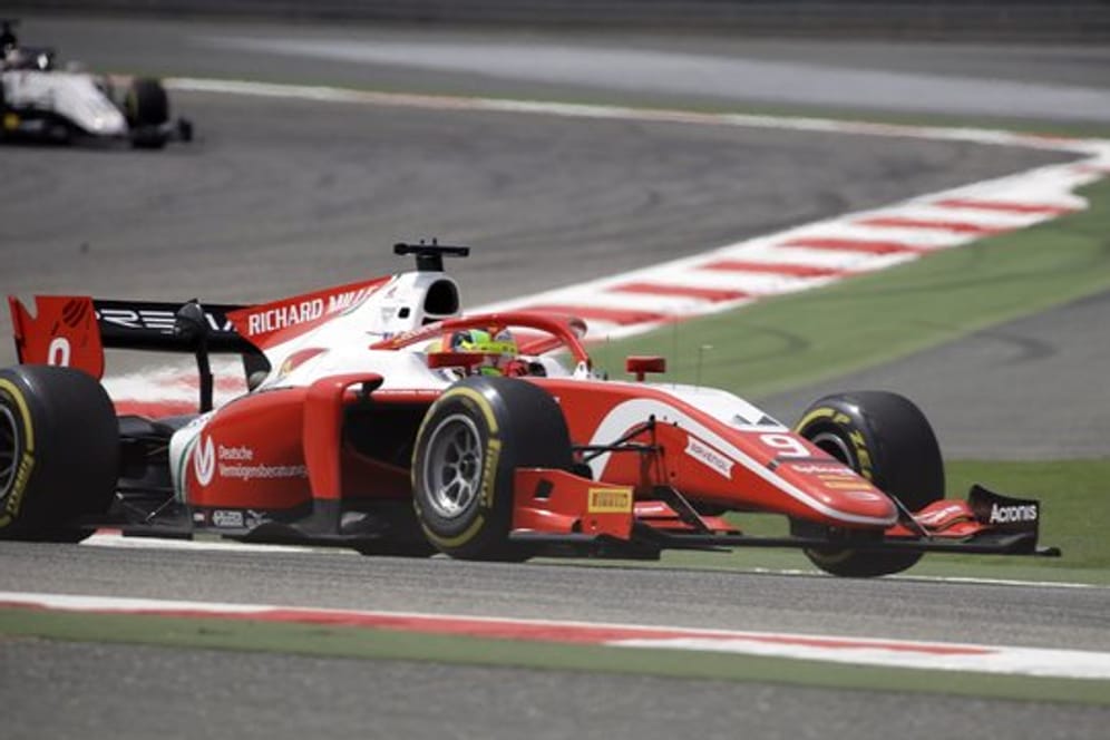 Fuhr bei seinem Formel-2-Debüt: Mick Schumacher.